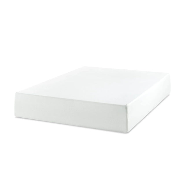 Medium 10-Inch Green Tea Memory Foam Queen Mattress - Omega Lifestyles