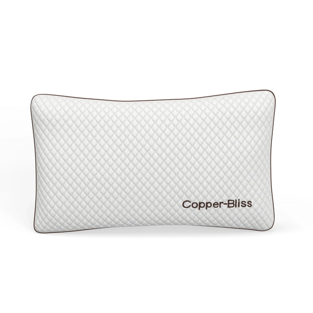 Copper-Infused Hybrid Memory Foam Cooling Pillow - Omega Lifestyles