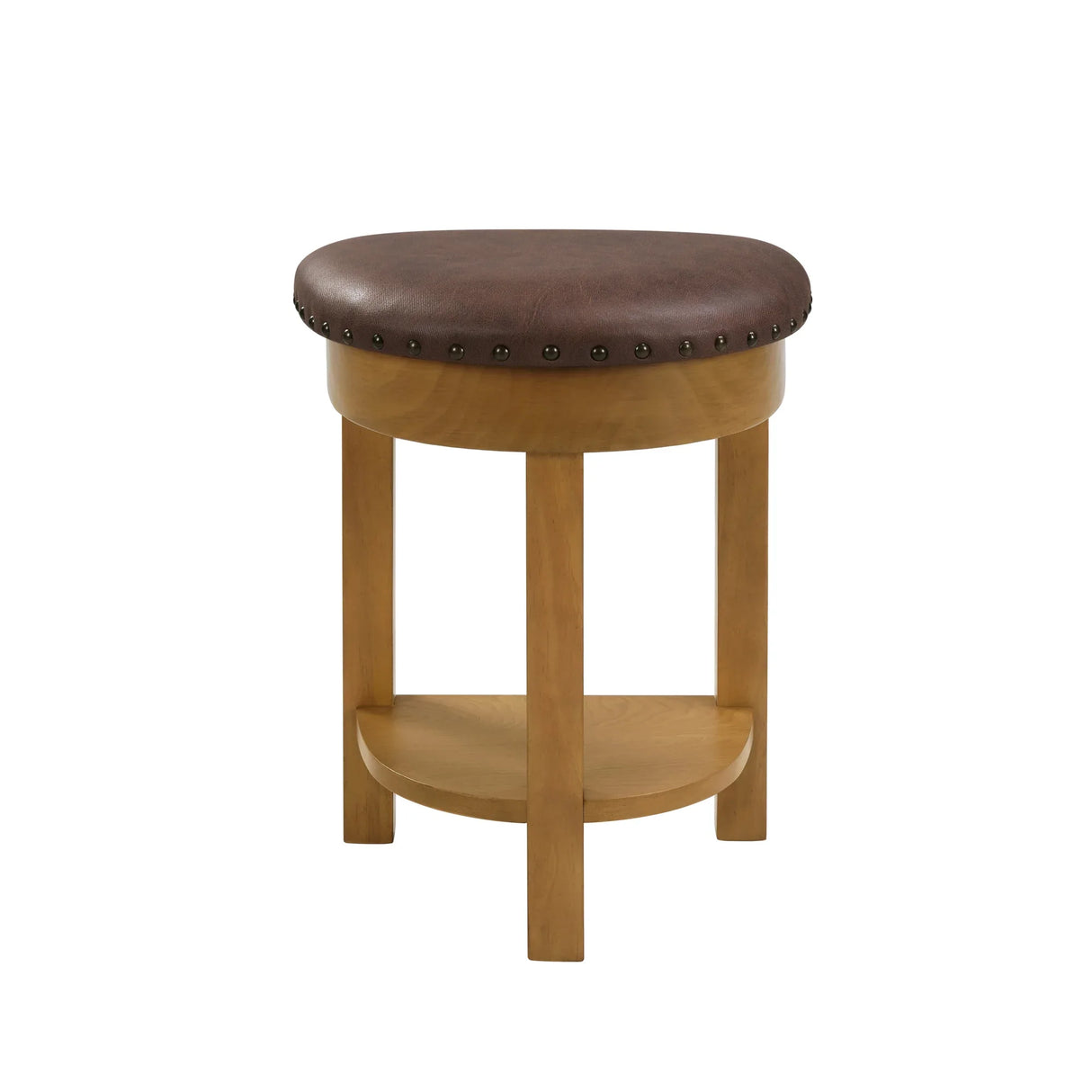 4-Piece Solid Wood Bar Table Set With Padded Stools - Omega Lifestyles