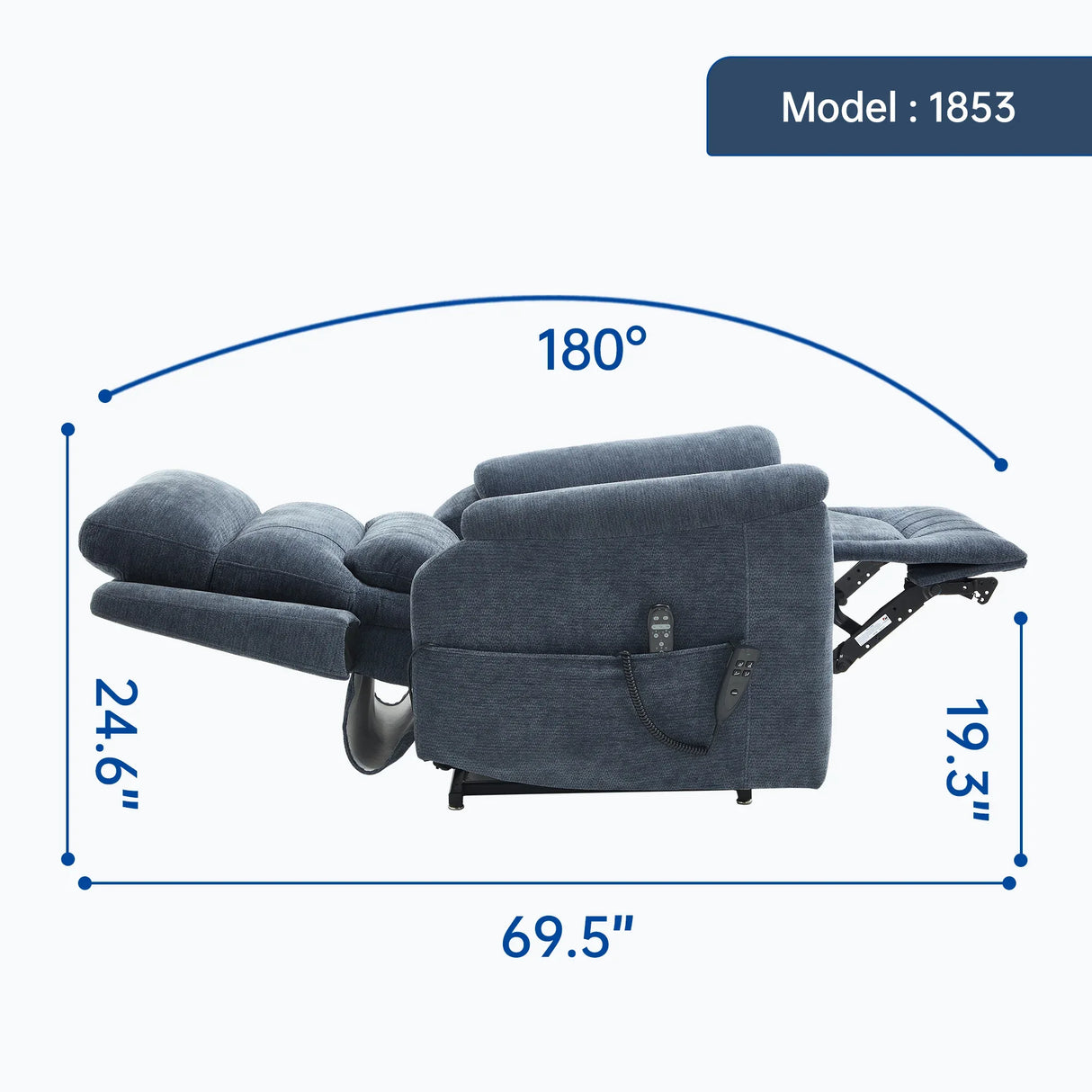 Dual Motor Power Lift Recliner Chair With Massage Heat - Omega Lifestyles