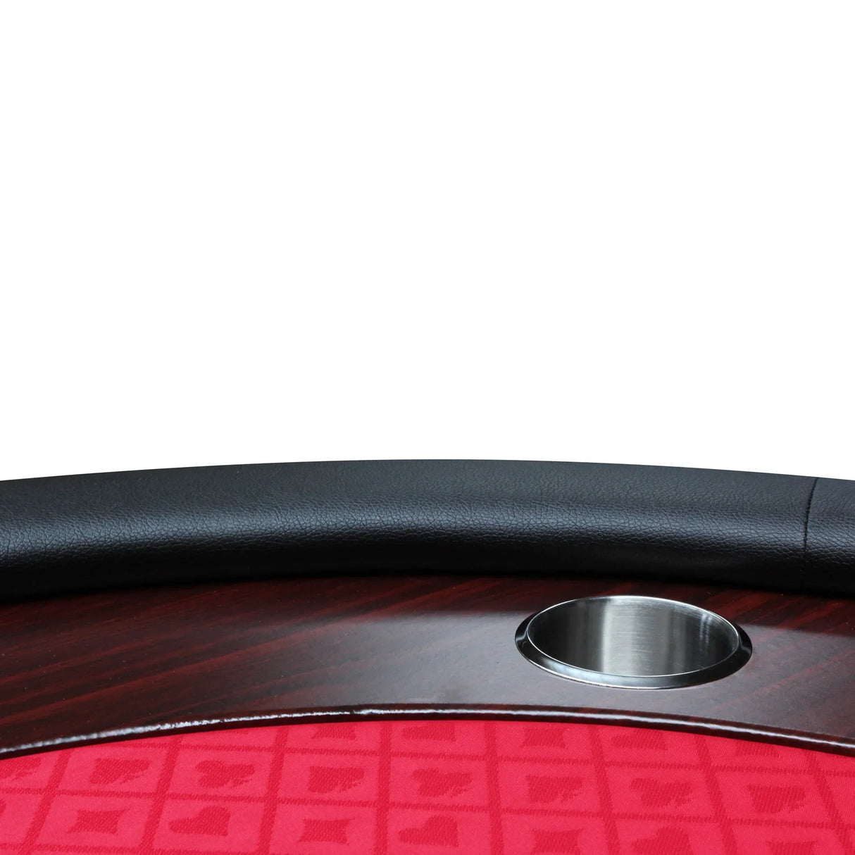 Foldable Modern 96-Inch Wood Racetrack Poker Table - Omega Lifestyles