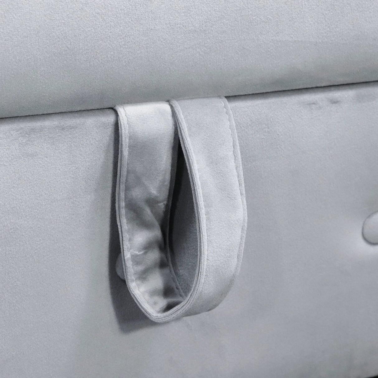 Classic Velvet Storage Chaise Lounge With Pillow - Omega Lifestyles