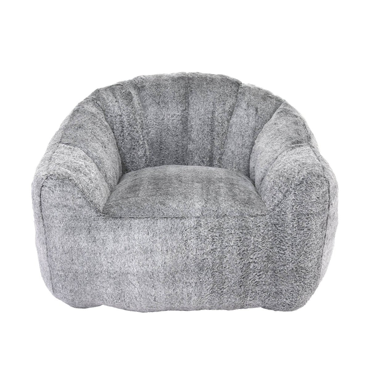 High-Density Foam Faux Fur Beanbag Chair - Sleep Galleria