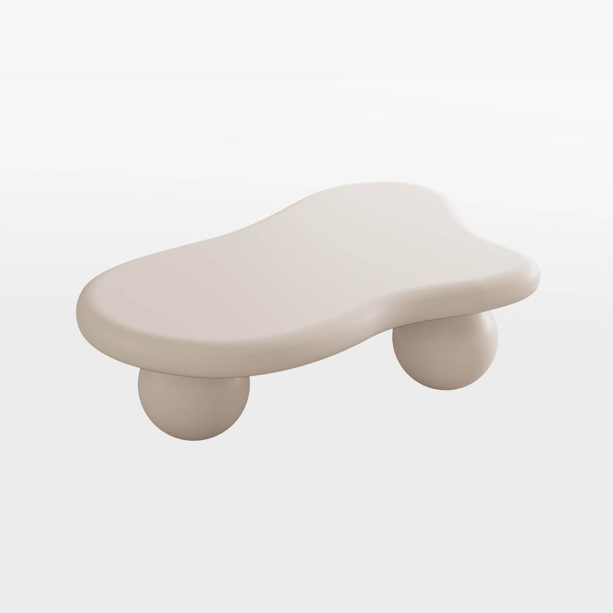 Modern 40-Inch Cloud Shaped Lacquered Coffee Table - Sleep Galleria