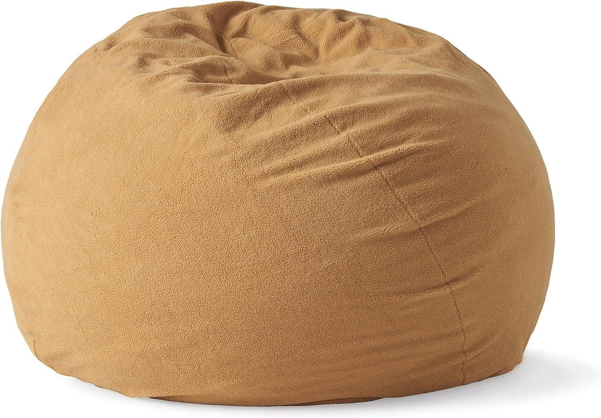 Large High-Density Shredded Foam Microsuede Bean Bag Chair - Omega Lifestyles