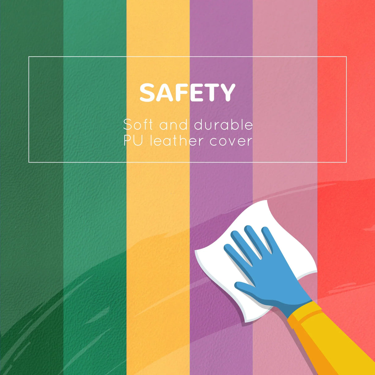 Set of 6 Soft Multicolor Foam Climbing Blocks for Toddlers - Omega Lifestyles