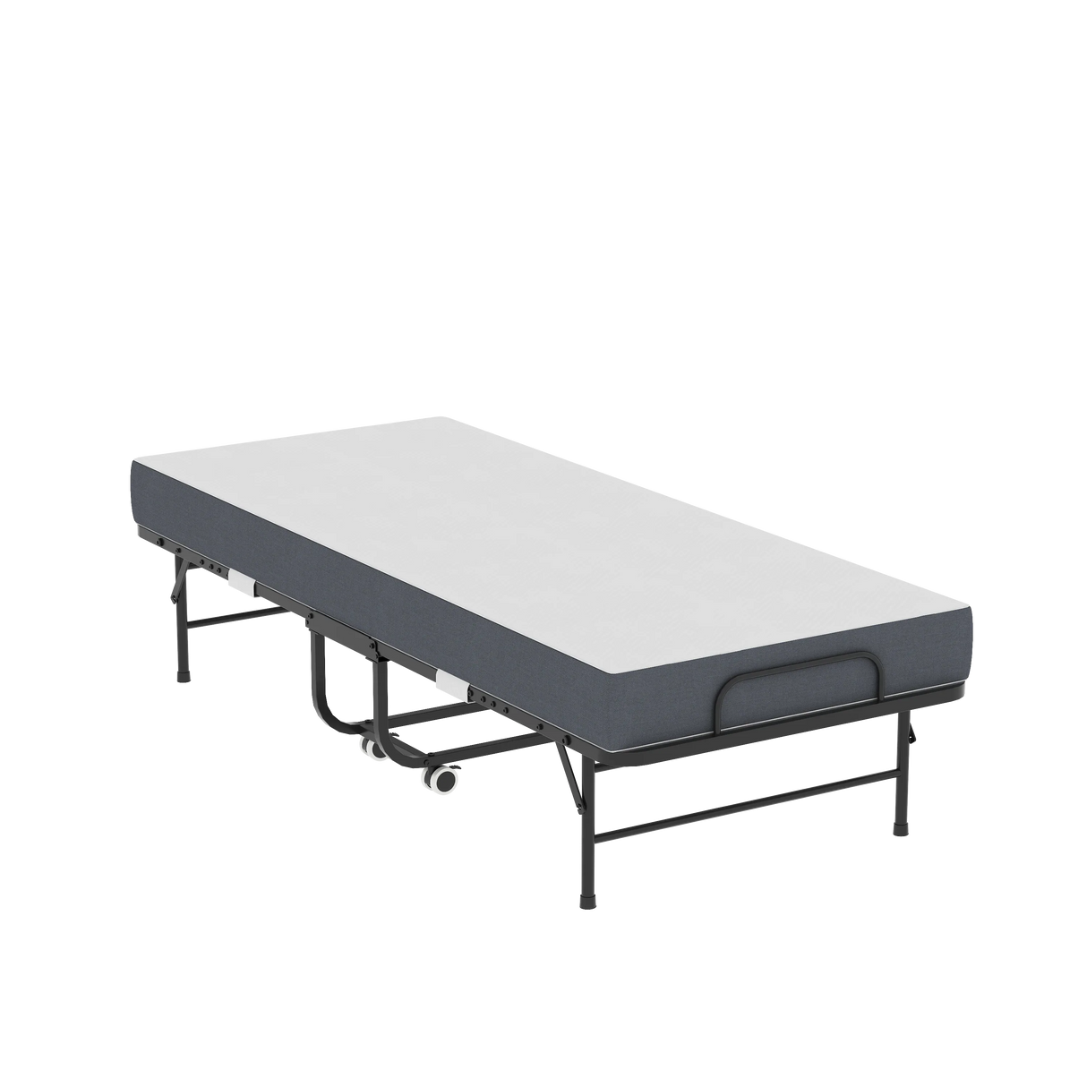 Twin Medium 5-Inch Memory Foam Folding Bed Frame - Omega Lifestyles