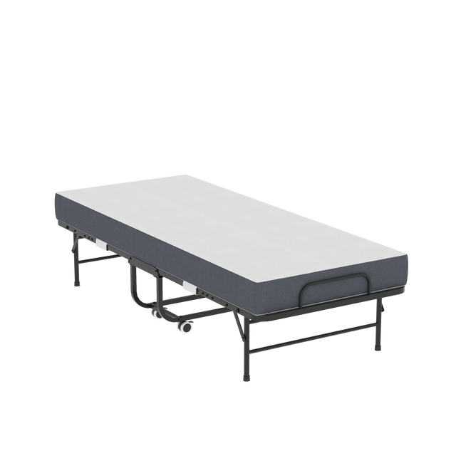 Twin Medium 5-Inch Memory Foam Folding Bed Frame - Omega Lifestyles