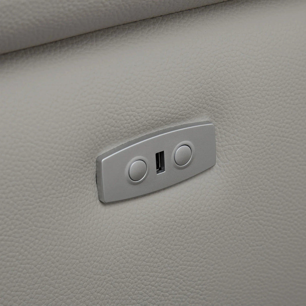 Electric Control Genuine Leather Wall-Hugger Reclining Sofa - Omega Lifestyles