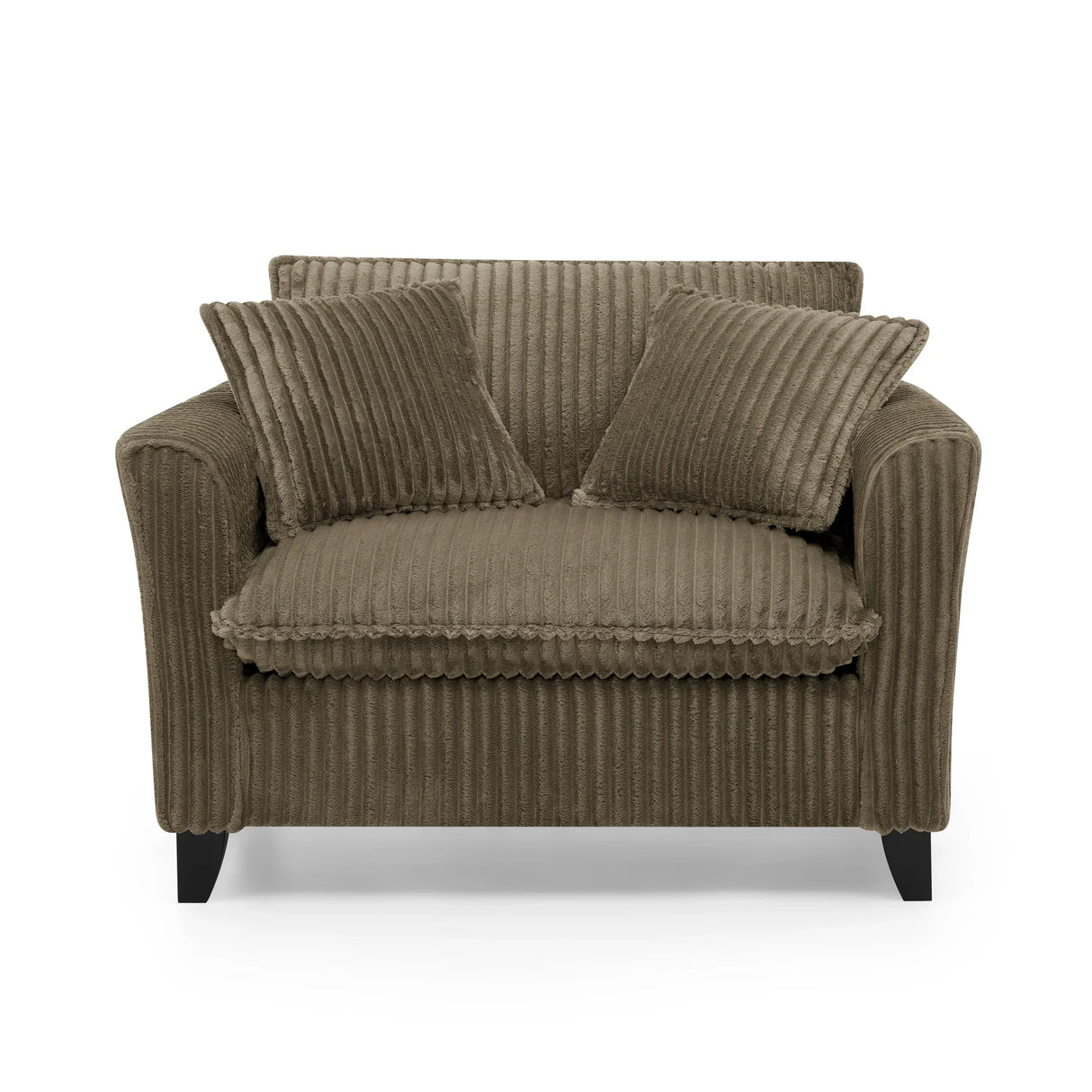 Corduroy Ergonomic Back Support Lazyman Sofa Chair - Omega Lifestyles