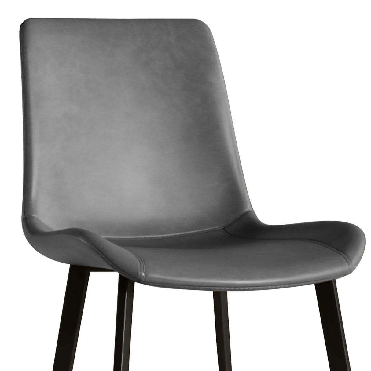 Modern PU Leather Ergonomic Dining Chairs Set of 4 - Omega Lifestyles