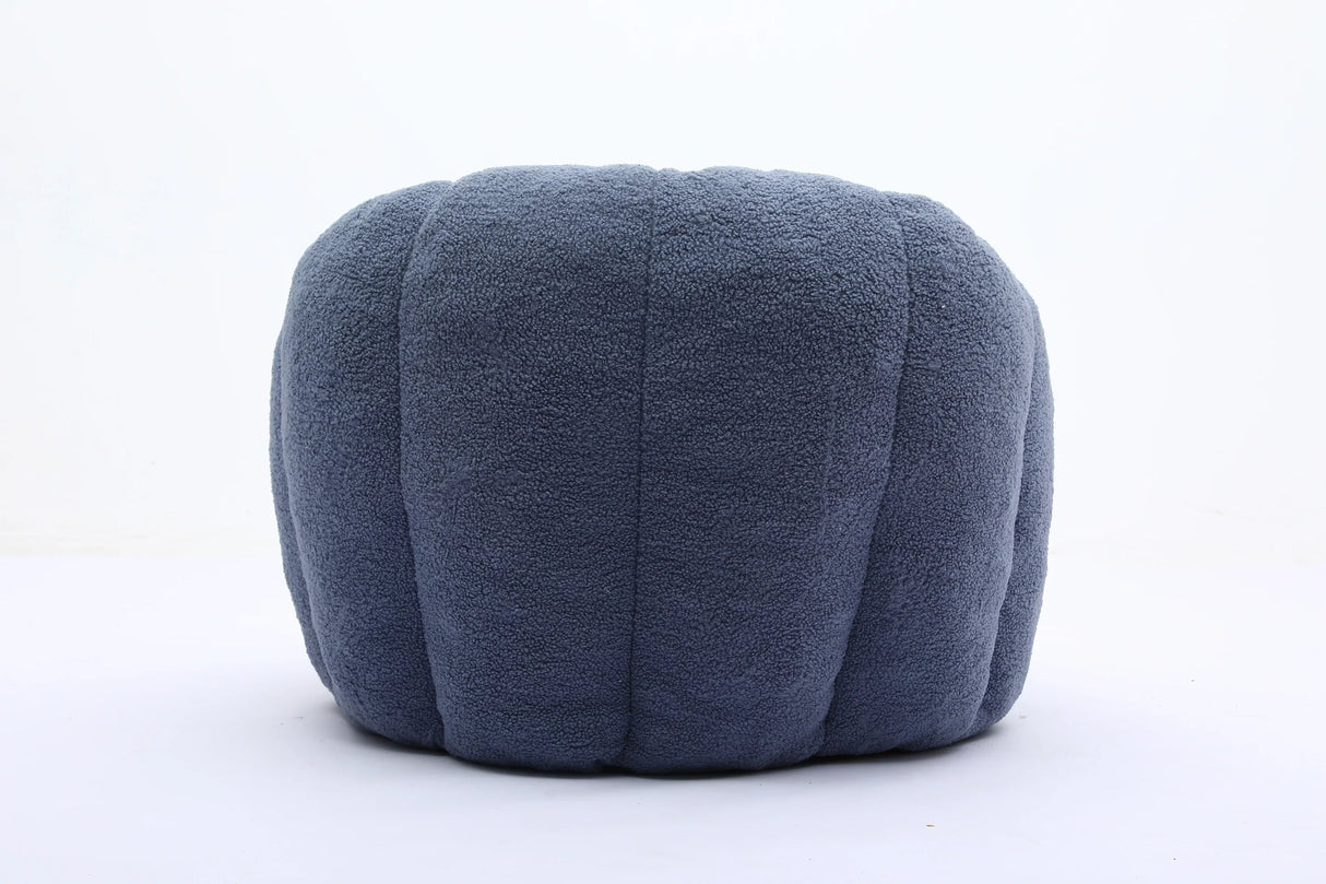 Plush Teddy Foam Bean Bag Chair With Armrests - Omega Lifestyles