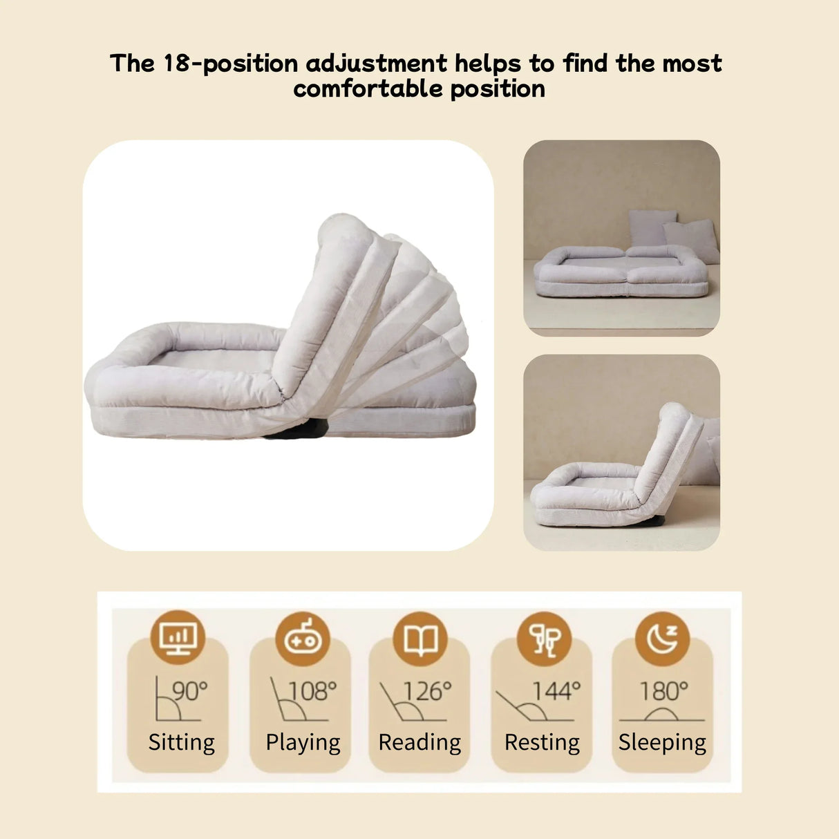 Convertible Fold-Out Adjustable Metal Frame Sofa Bed - Omega Lifestyles