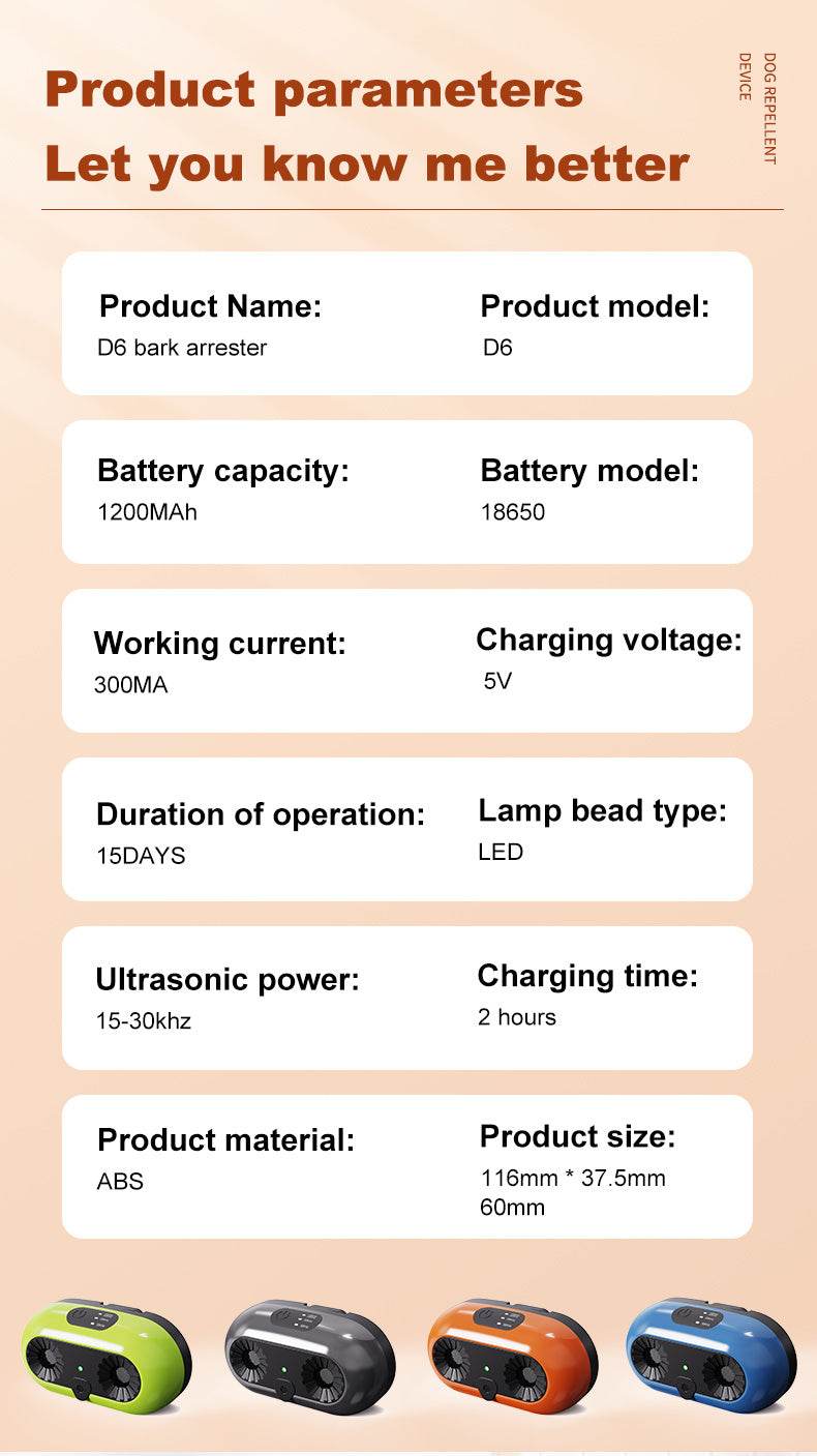 Ultrasonic Anti Bark Pet Relaxation Training Device - Sleep Galleria