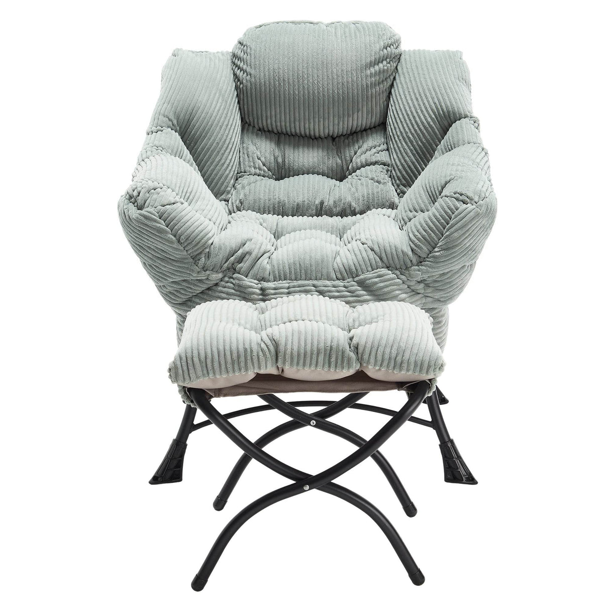Soft Lounge Chair With Ottoman And Side Pocket - Sleep Galleria