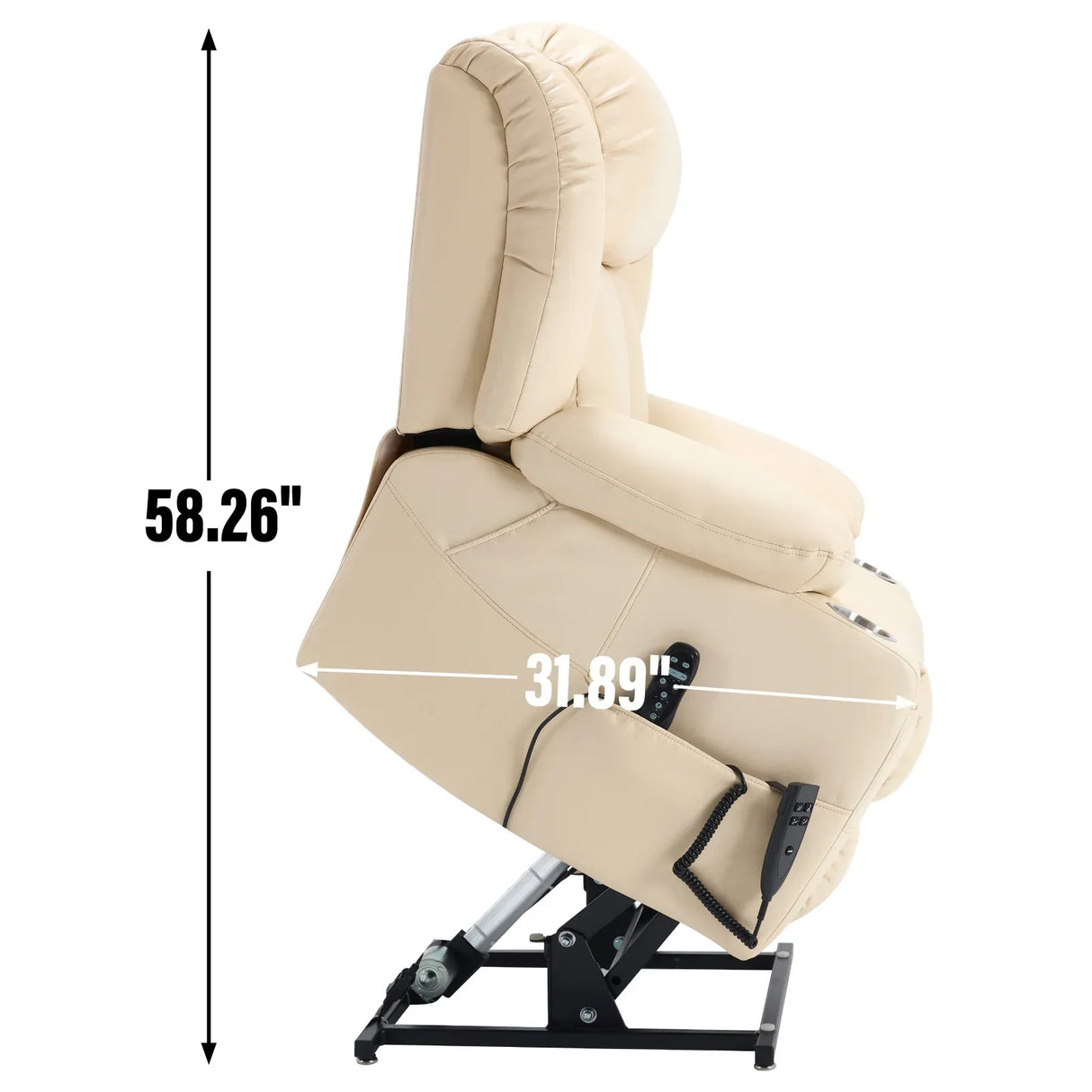 Dual Motor Power Lift Recliner Chair With Massage Heating - Omega Lifestyles