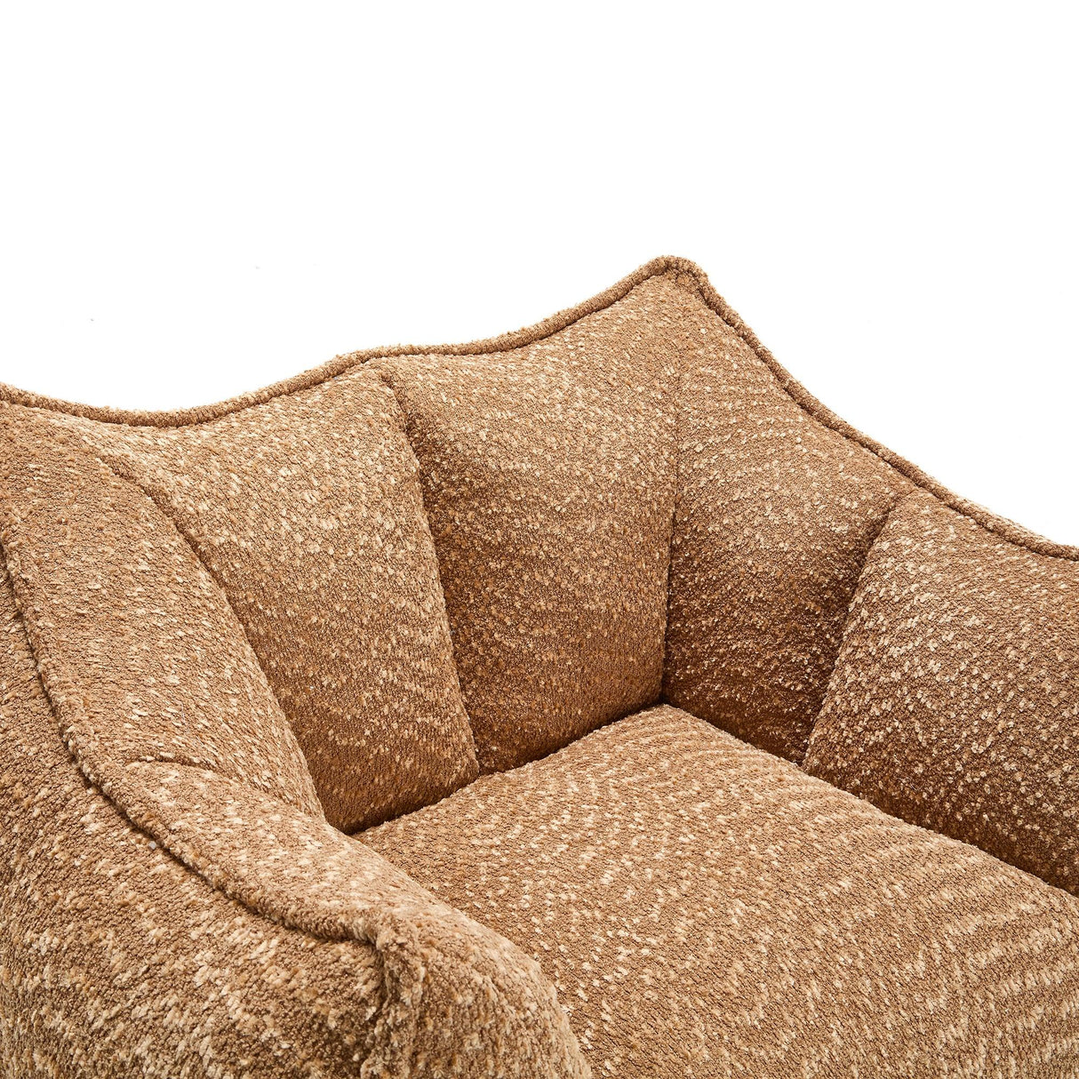 Chenille Bean Bag Chair Soft Foam Living Room Seating - Omega Lifestyles