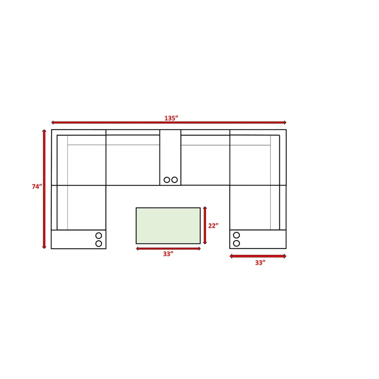10-Piece Outdoor Wicker Seating Group With Cushions - Omega Lifestyles