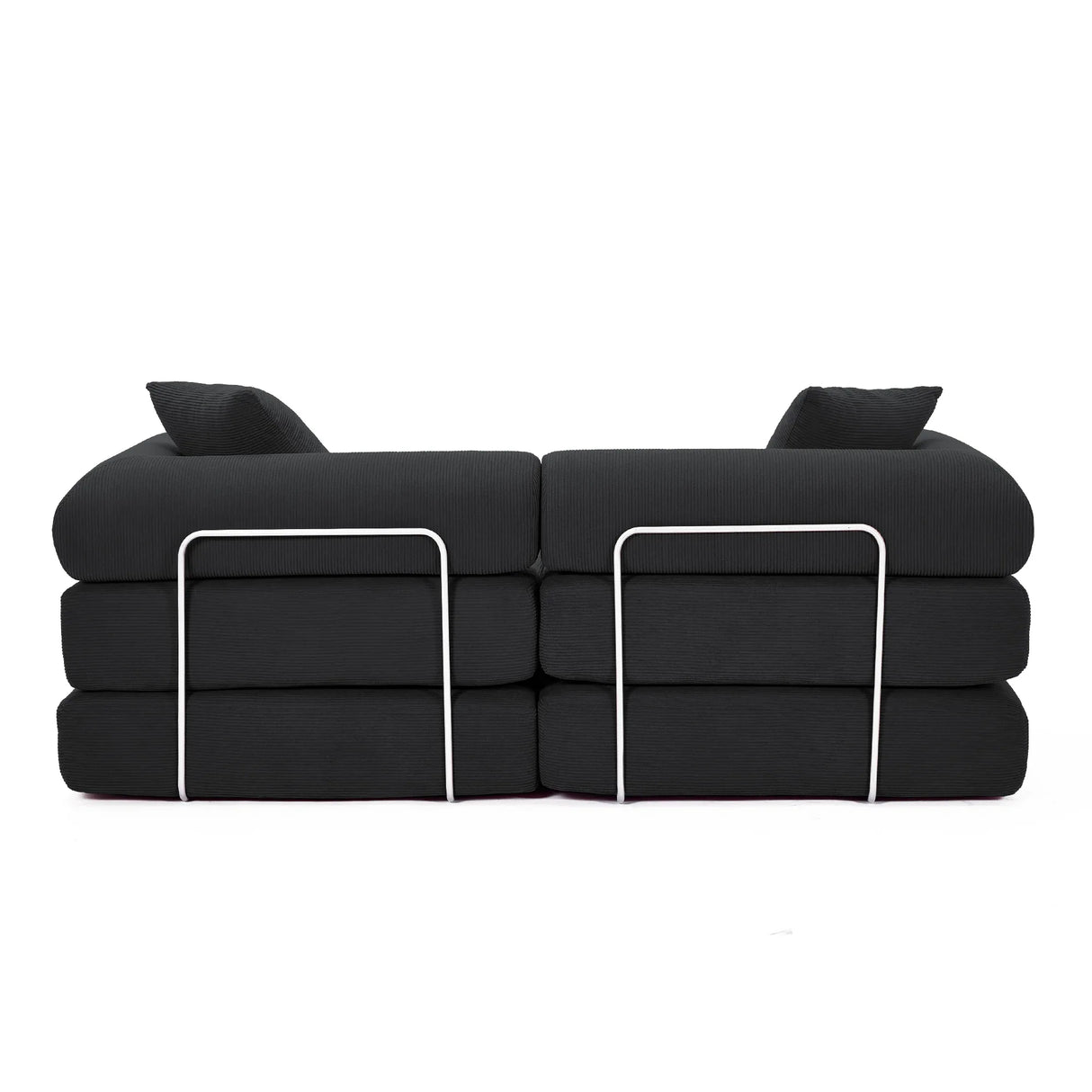 Modular Folding Convertible Corduroy Sofa Bed - Omega Lifestyles