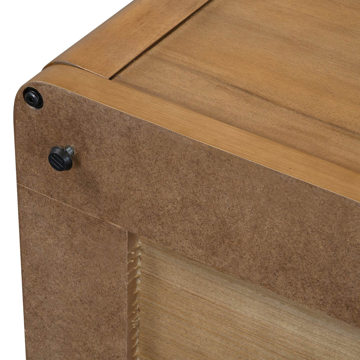 Natural Farmhouse Square Coffee Table With Storage - Sleep Galleria