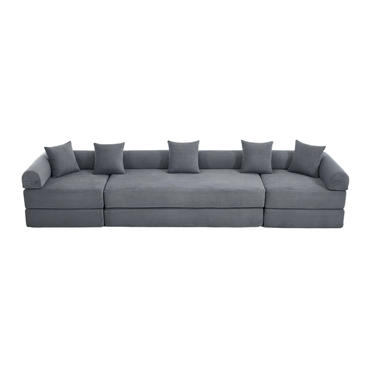 Convertible Corduroy Memory Foam Folding Sofa Bed - Omega Lifestyles