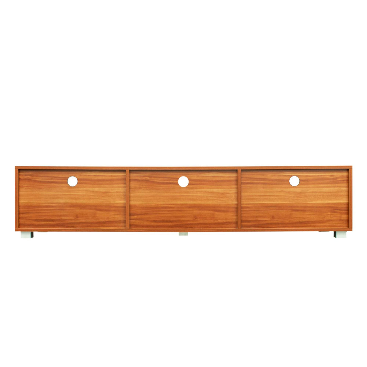 Walnut Mid-Century Media Console TV Stand - Sleep Galleria