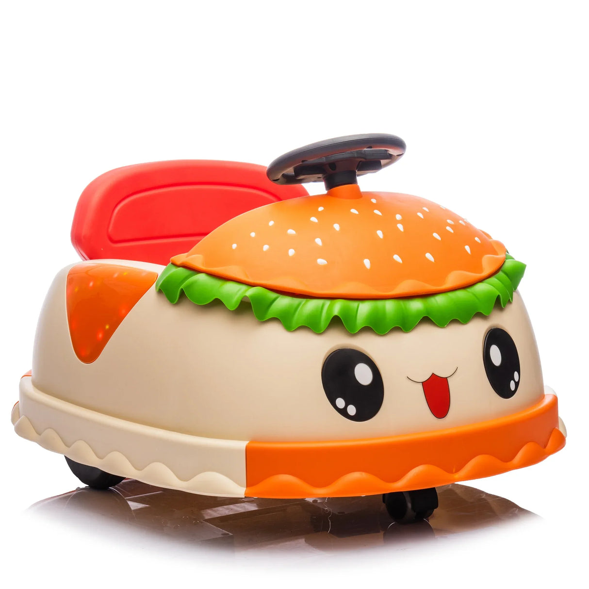 12V Kids Electric Ride-On Hamburger Car With Bluetooth - Omega Lifestyles