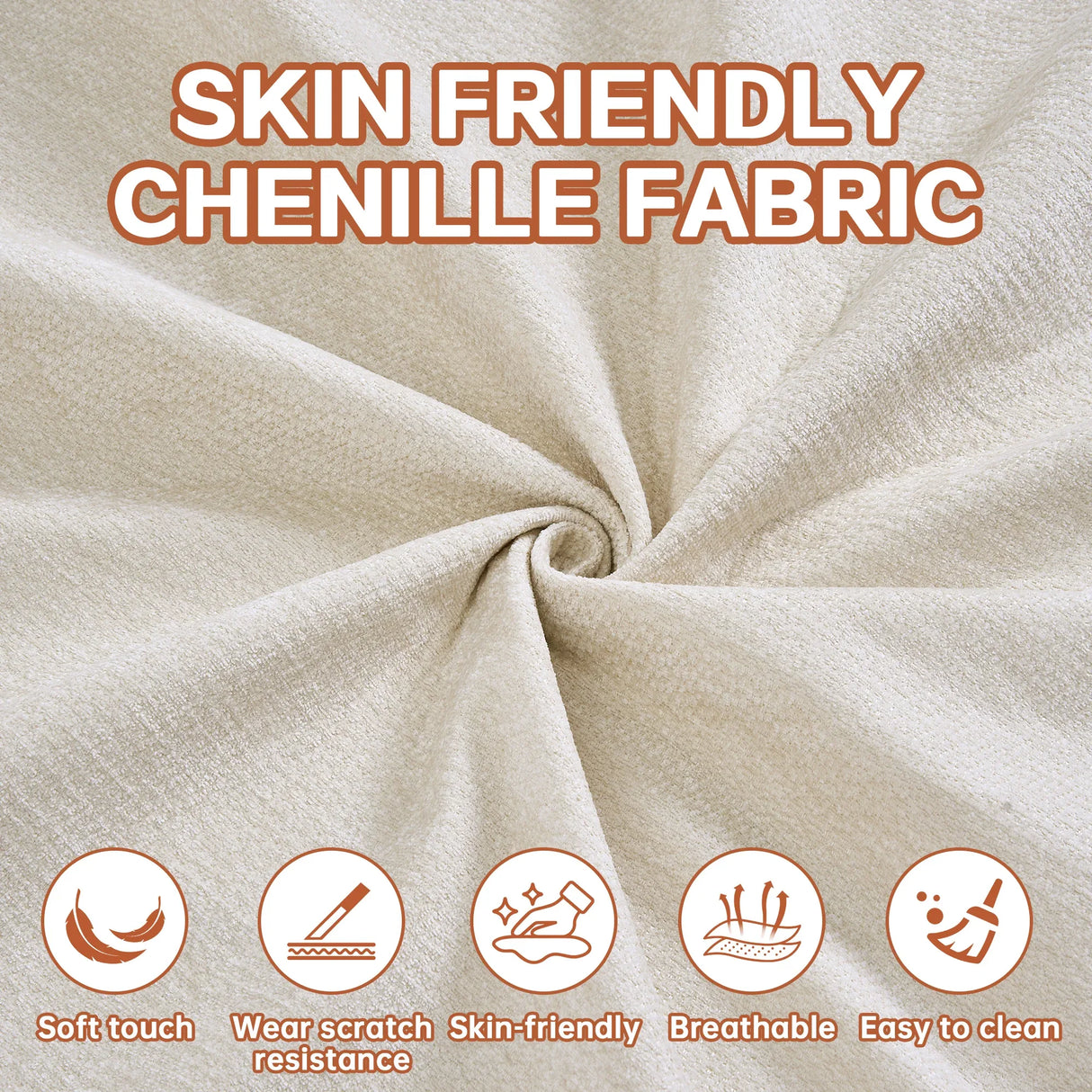 Modern Linen Foam-Filled Convertible Sleeper Sofa Bed With Pillows - Omega Lifestyles