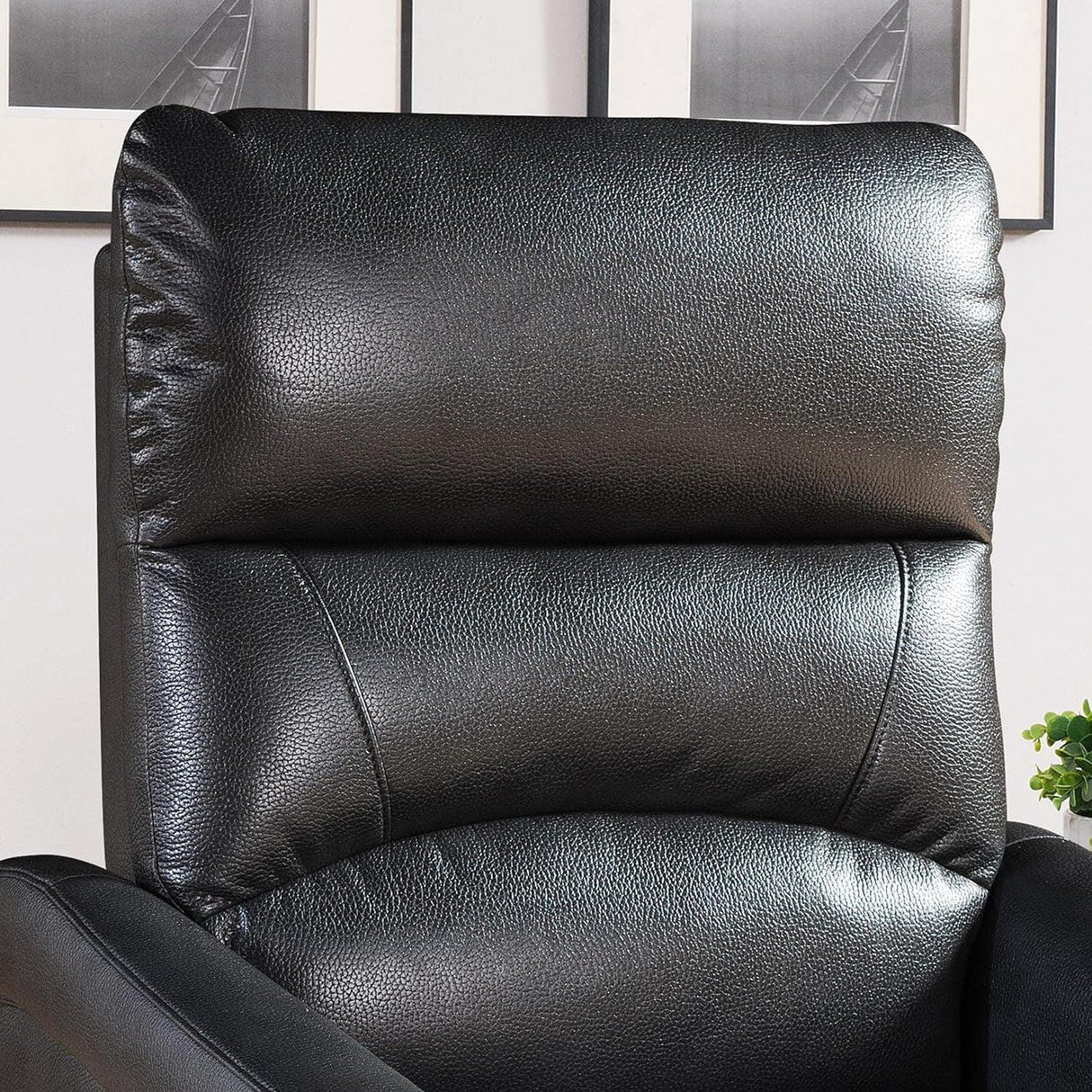 Power Reclining Faux Leather Memory Foam Lift Chair - Omega Lifestyles