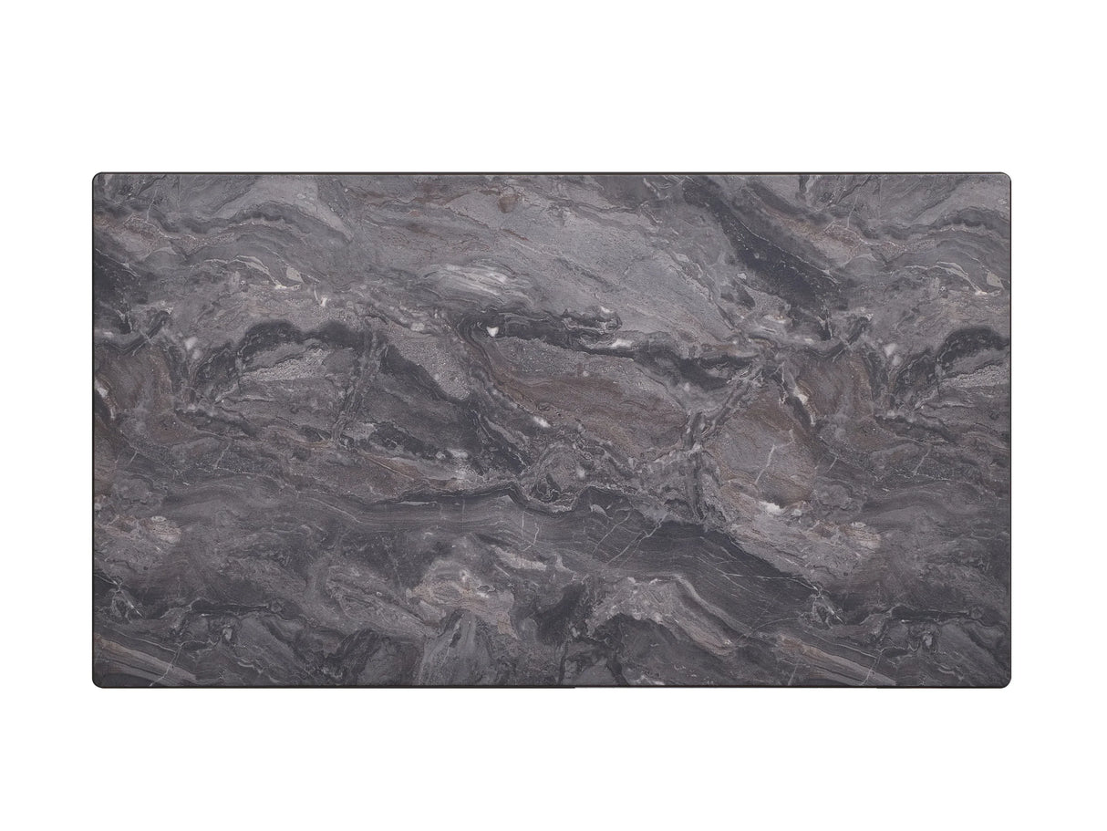 Engineered Stone Top Walnut Finish Dining Table - Omega Lifestyles