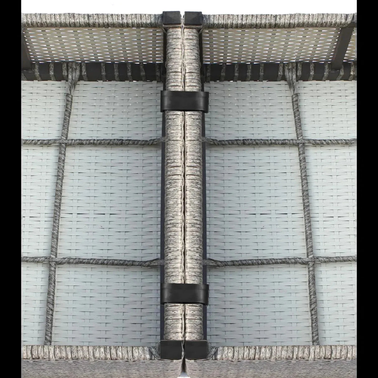 Fully Assembled 4-Person Weather Resistant Wicker Patio Set - Omega Lifestyles