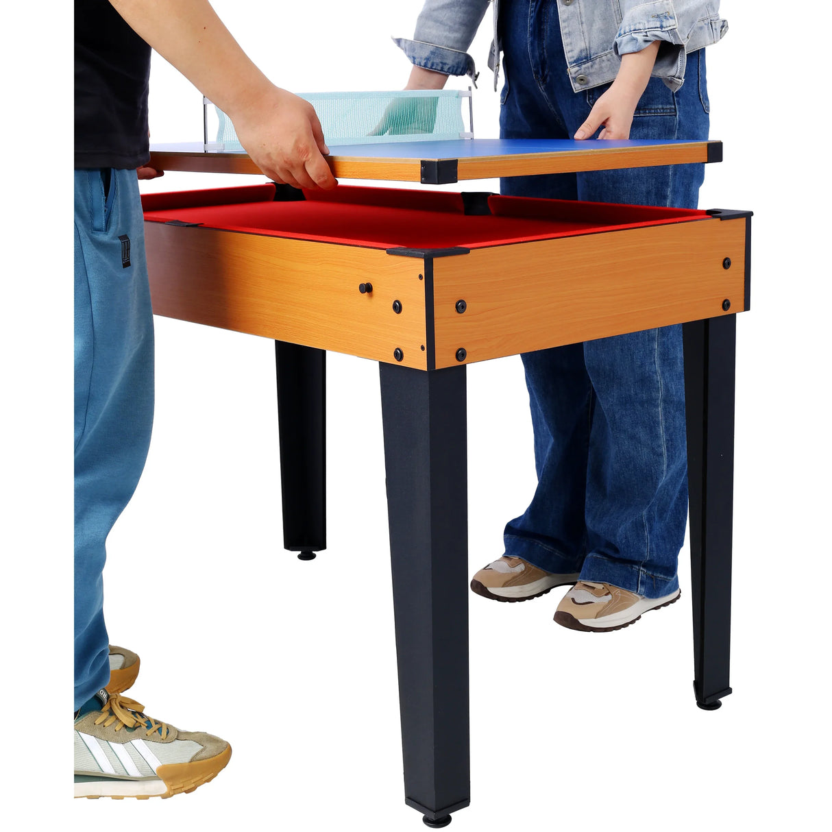 5-in-1 Convertible MDF Steel Multi-Game Table - Omega Lifestyles