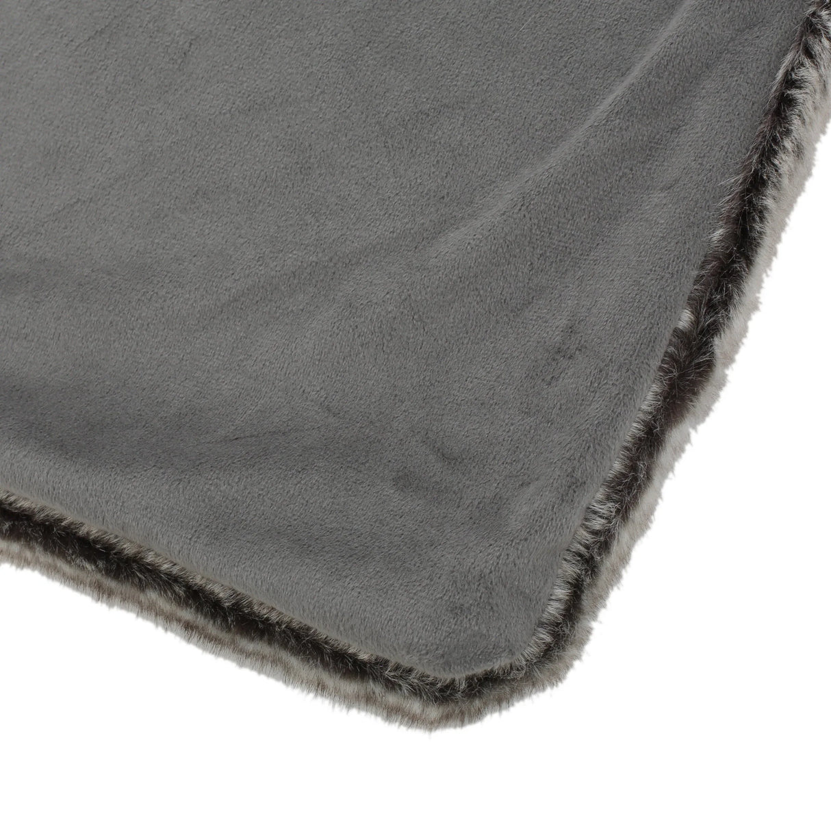 Brown Faux Fur Soft Cozy 50x60 Inch Throw Blanket - Omega Lifestyles