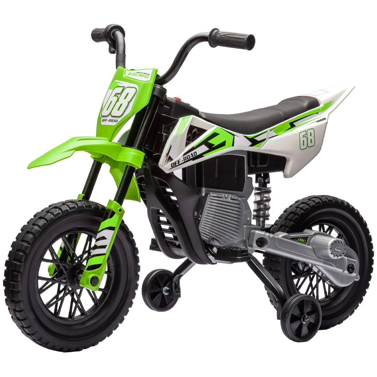 12V Kids Electric Dirt Bike With Training Wheels - Omega Lifestyles