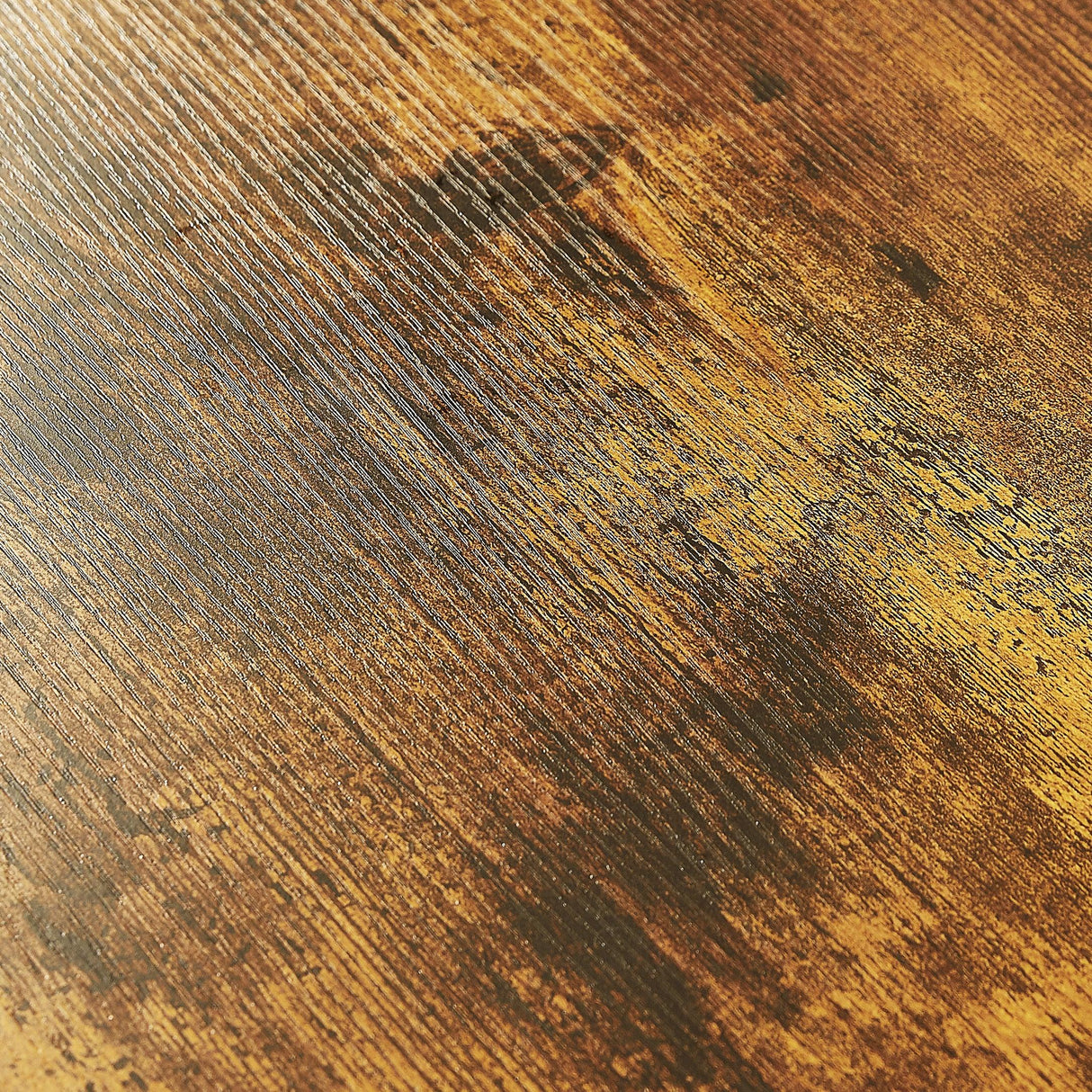 Rustic Brown Particleboard Bar Table Set With Stools - Omega Lifestyles