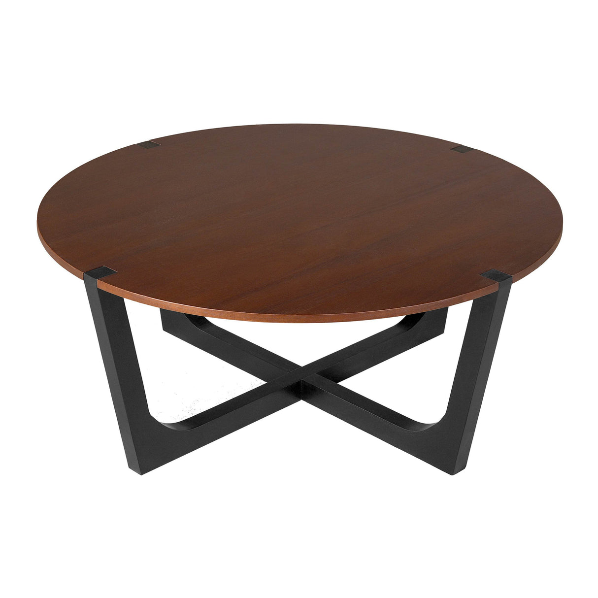 Acacia Solid Wood Round Coffee Table 44-Inch - Sleep Galleria