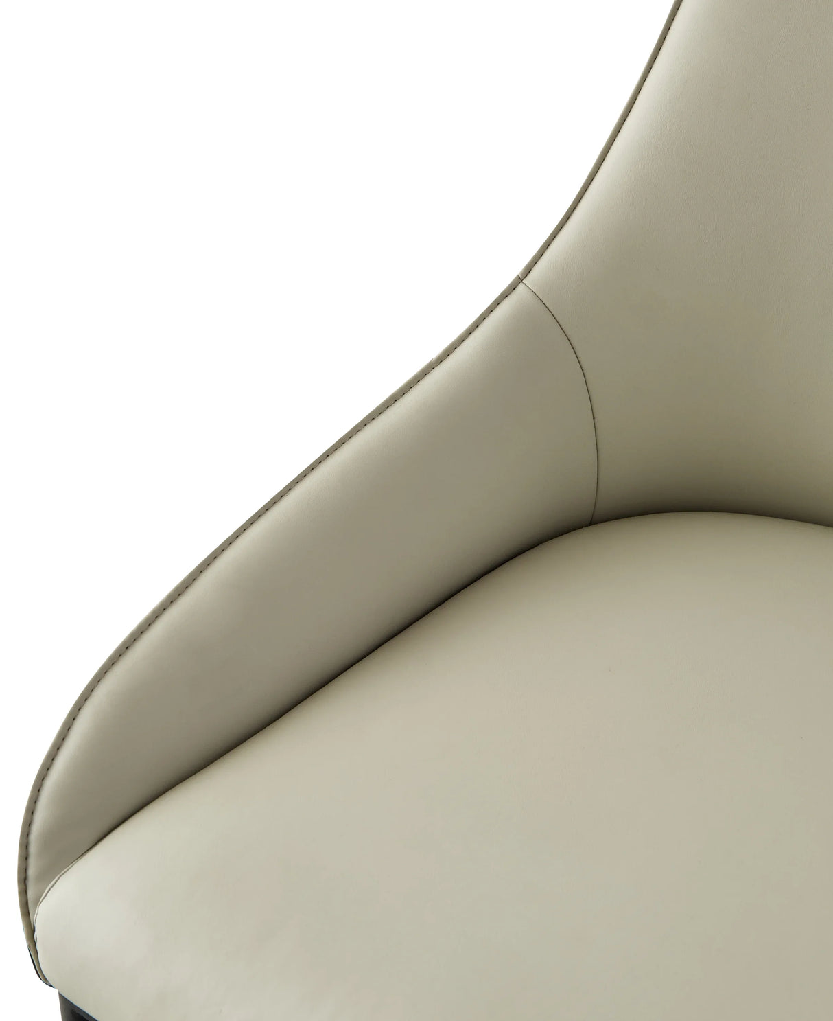 Modern PU Leather Dining Chair Set With Metal Legs Pair - Omega Lifestyles