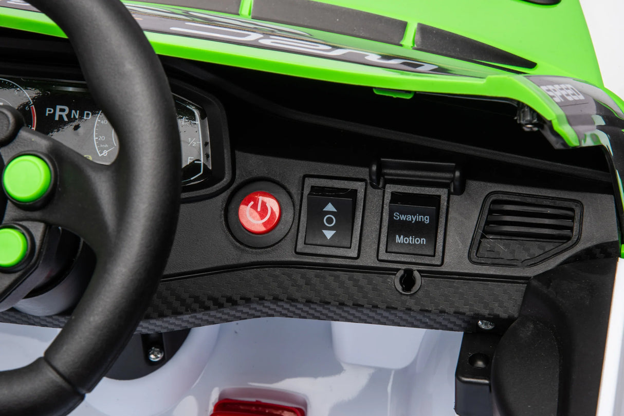 Kids Ride On Car With Bluetooth Remote Control and Lights - Omega Lifestyles