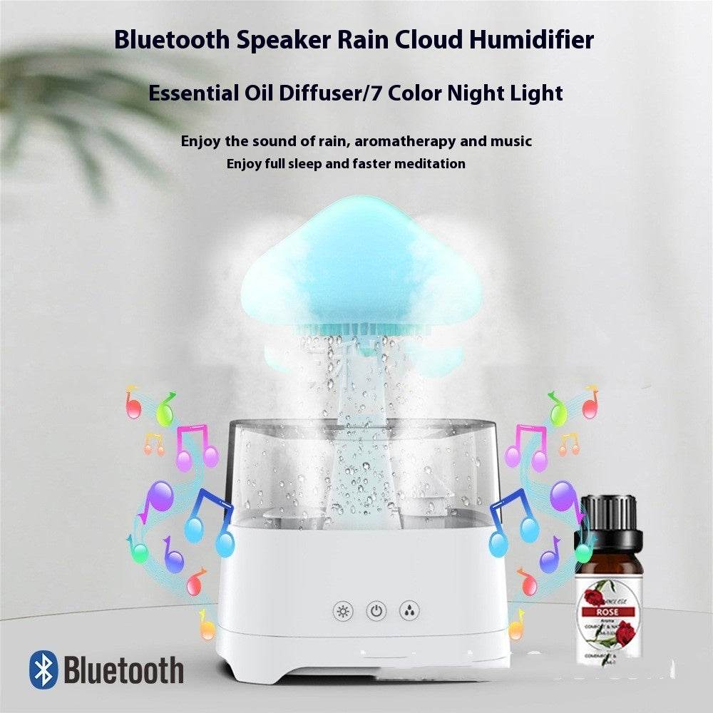 Bluetooth Rain White Noise Humidifier With USB Power - Sleep Galleria