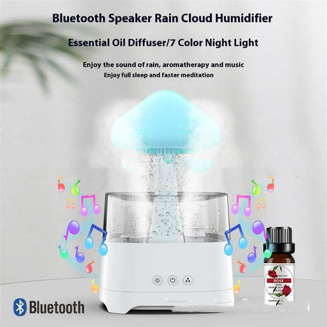 Bluetooth Rain White Noise Humidifier With USB Power - Sleep Galleria