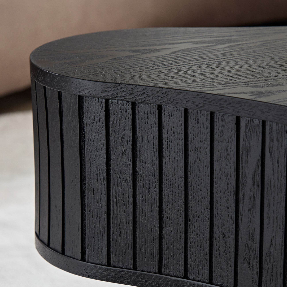 Modern Irregular Shaped Solid Wood Coffee Table - Sleep Galleria