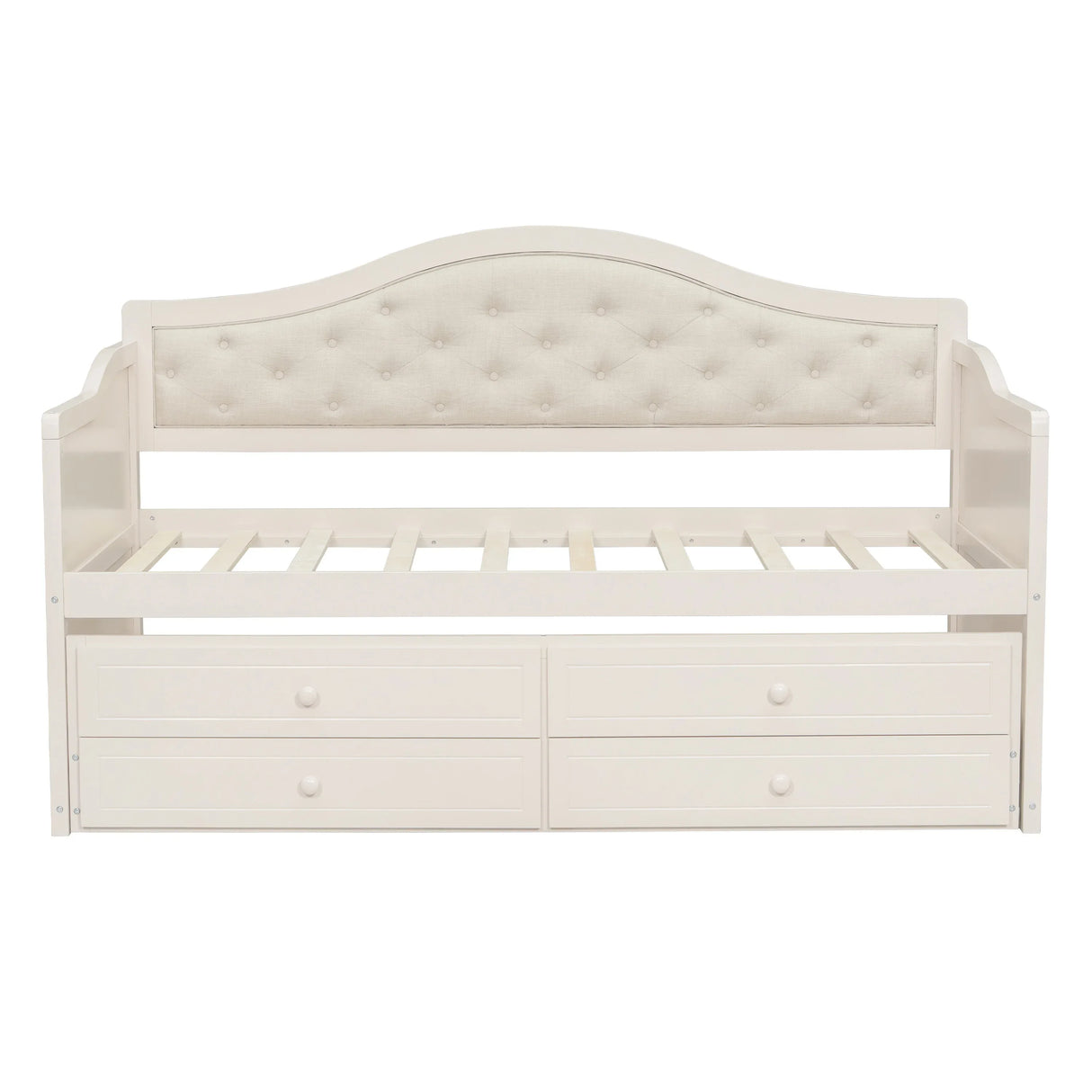 Twin Daybed With Pull-Out Trundle And Storage Drawers - Omega Lifestyles