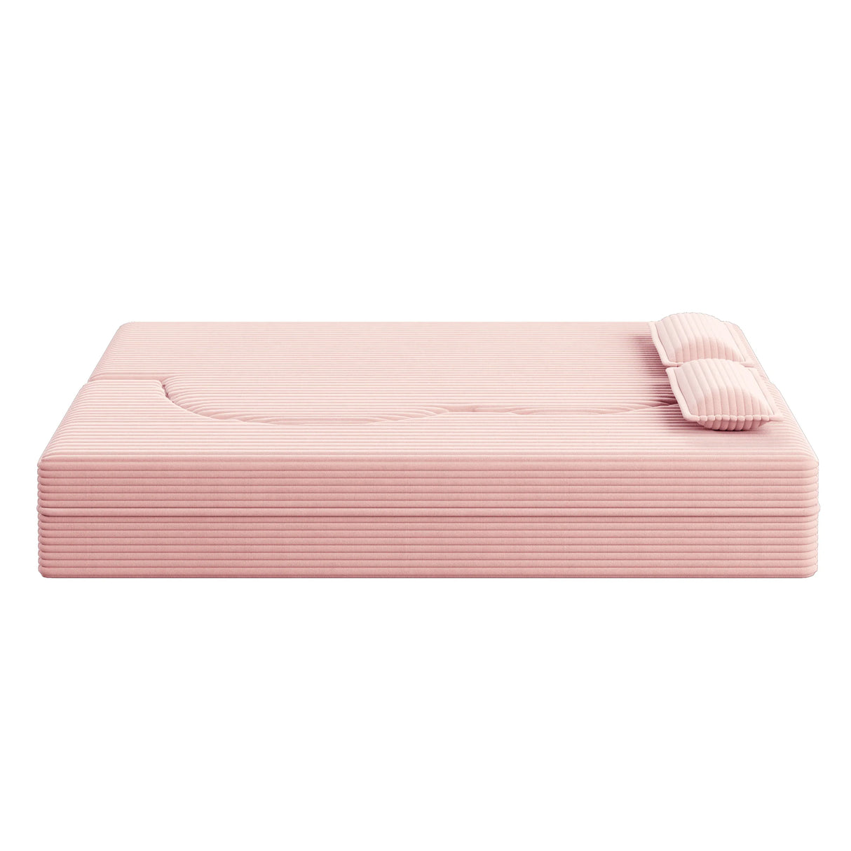 Full Size Folding Corduroy Plush Sleeper Sofa Bed With Pillows - Omega Lifestyles