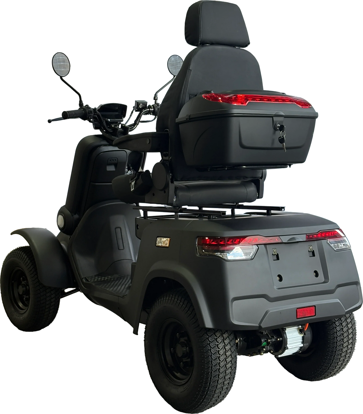 Heavy Duty 4 Wheel Mobility Scooter With Dual Brakes - Omega Lifestyles