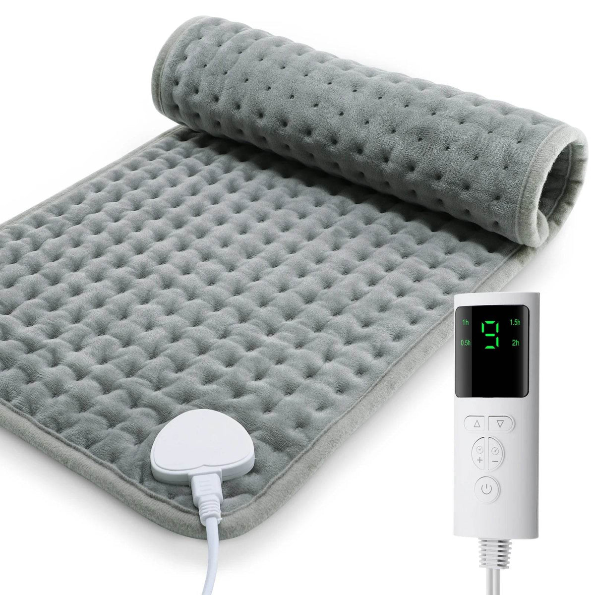 Electric Heated Plush Micro-Plush Heating Pad - Sleep Galleria