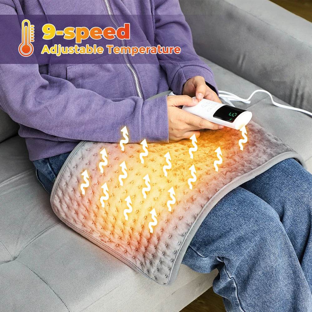 Electric Heated Plush Micro-Plush Heating Pad - Sleep Galleria