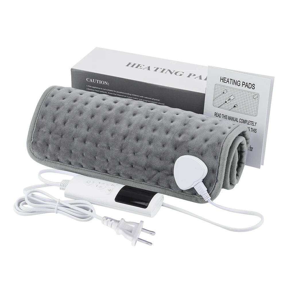 Electric Heated Plush Micro-Plush Heating Pad - Sleep Galleria