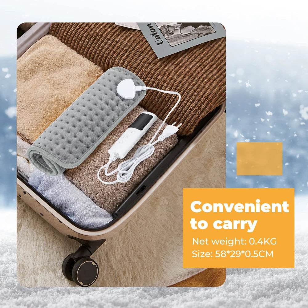 Electric Heated Plush Micro-Plush Heating Pad - Sleep Galleria