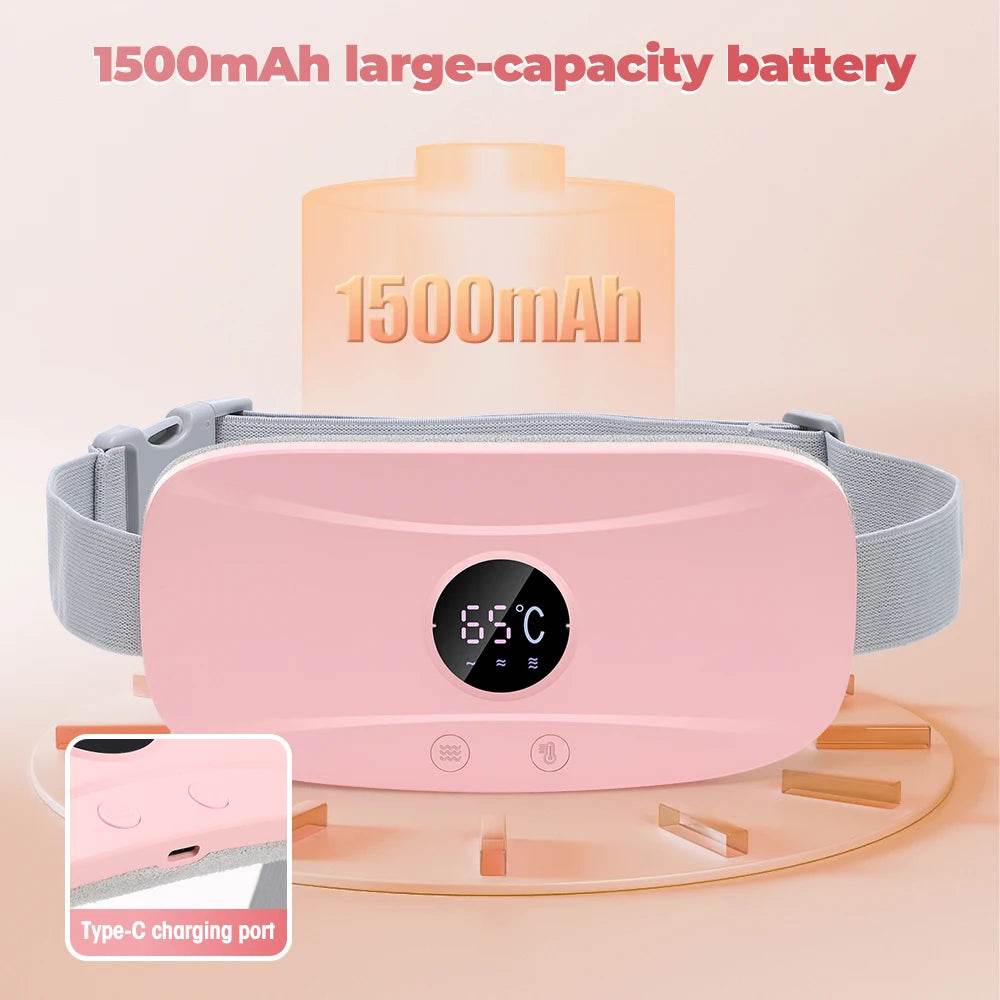 Electric Heating Menstrual Pain Relief Massage Belt - Sleep Galleria