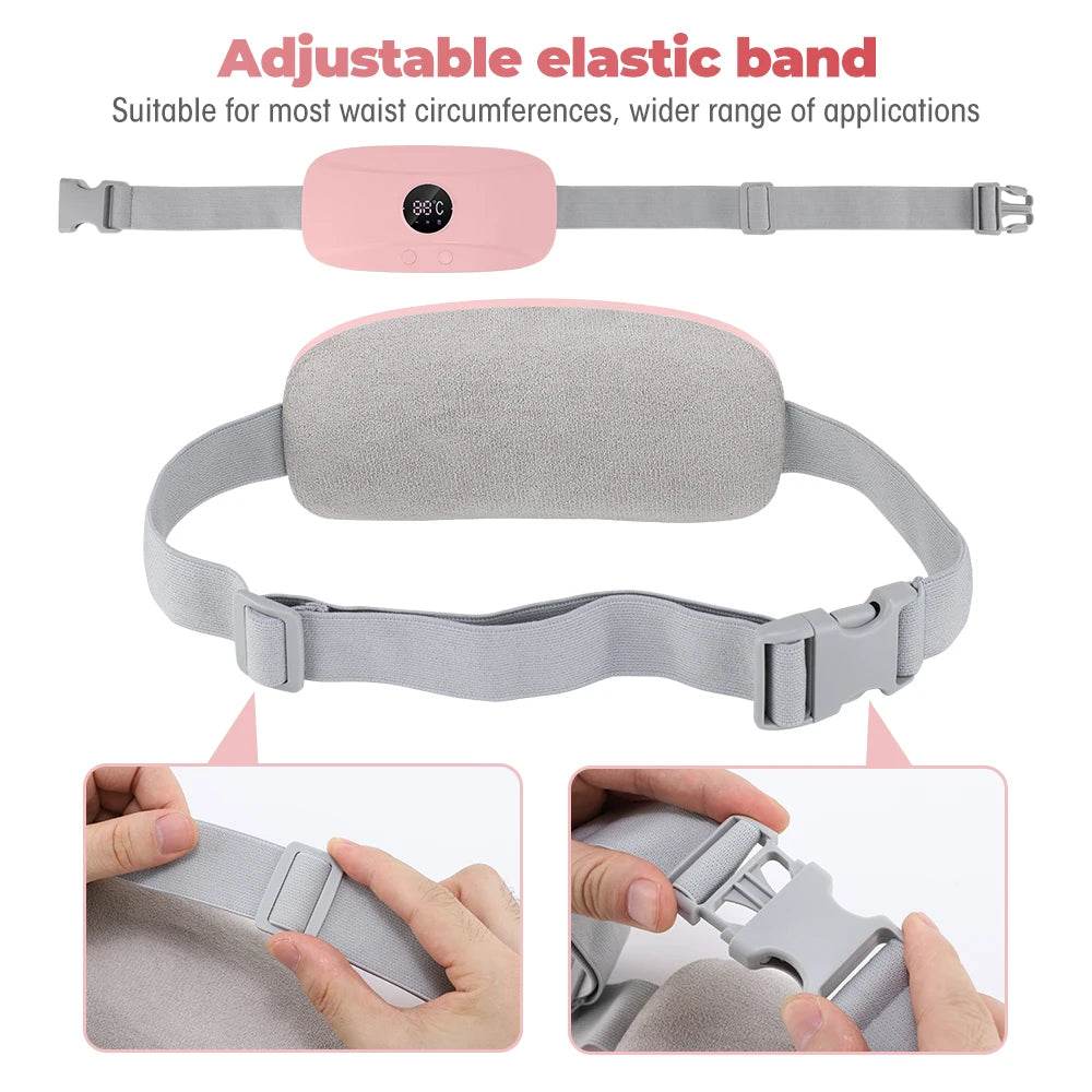 Electric Heating Menstrual Pain Relief Massage Belt - Sleep Galleria